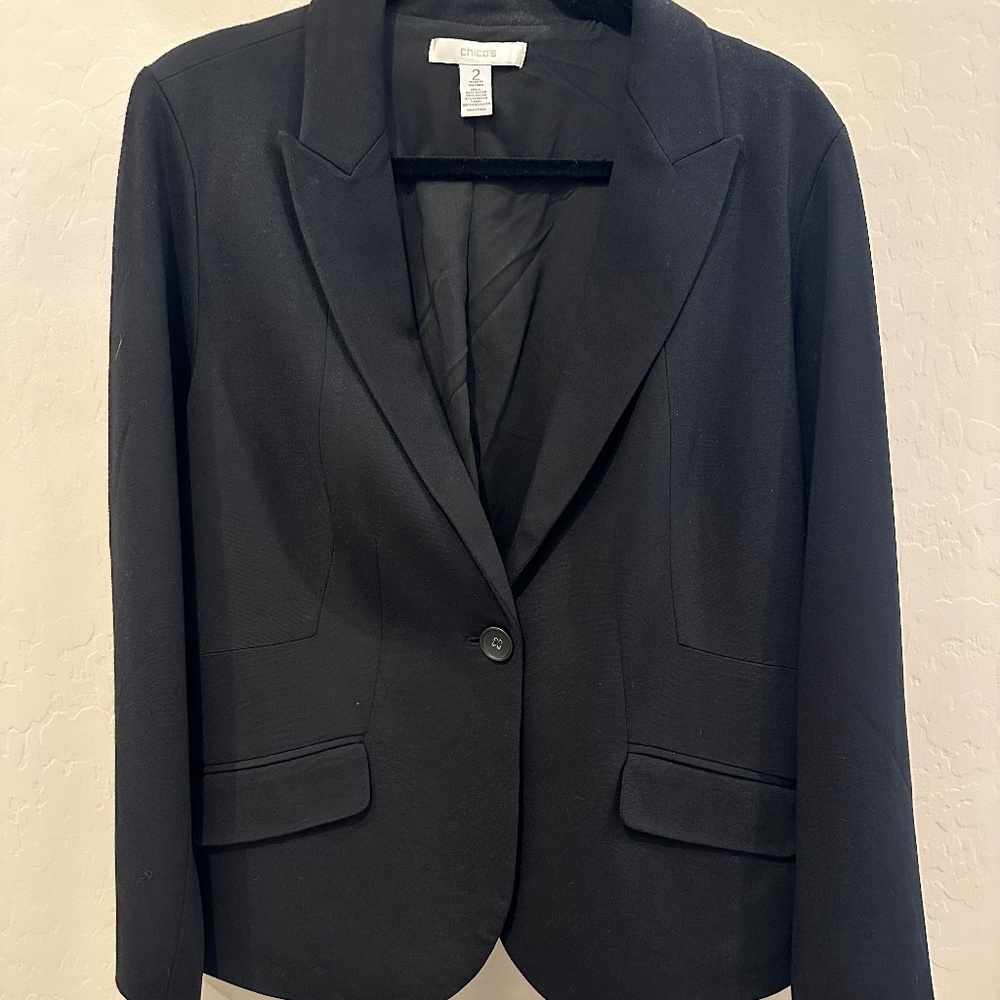 Chicos black jacket Size 2